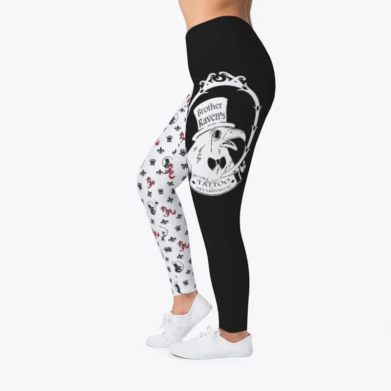 Brother Raven's Designer Logo Leggings